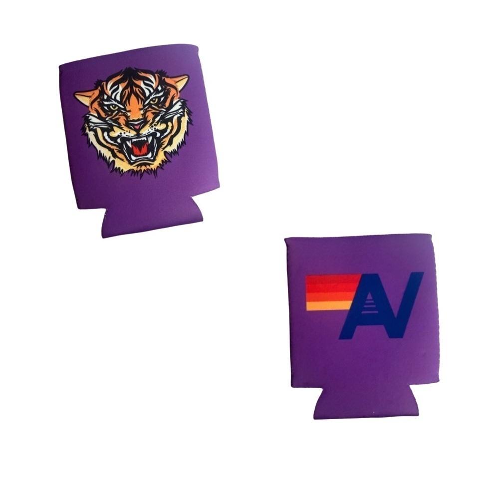 Aviator Nation Purple Can Cooler Coozie with AV Logo